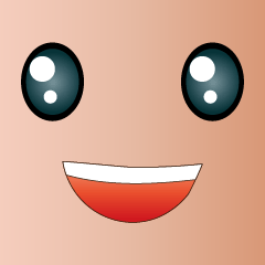 Square face oversized emoji-2