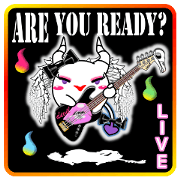 Devil playing the guitar.