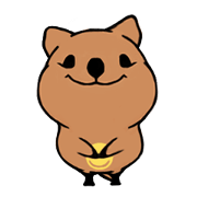 Smile Quokka to smile