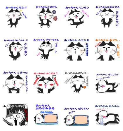 Cat sticker for AcCHAN