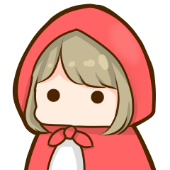 Cute Little Red Riding Hood sticker