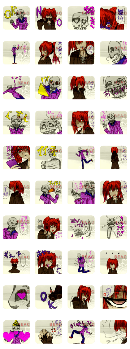 Gothic girl and skeleton host episode