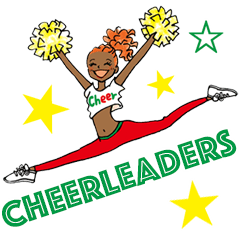 Cheerleaders Sticker