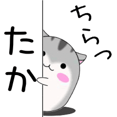 Move!Taka designated name Sticker