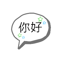 對話框日常用語貼圖