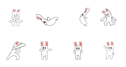 SquareRabbit - Cute Dancing