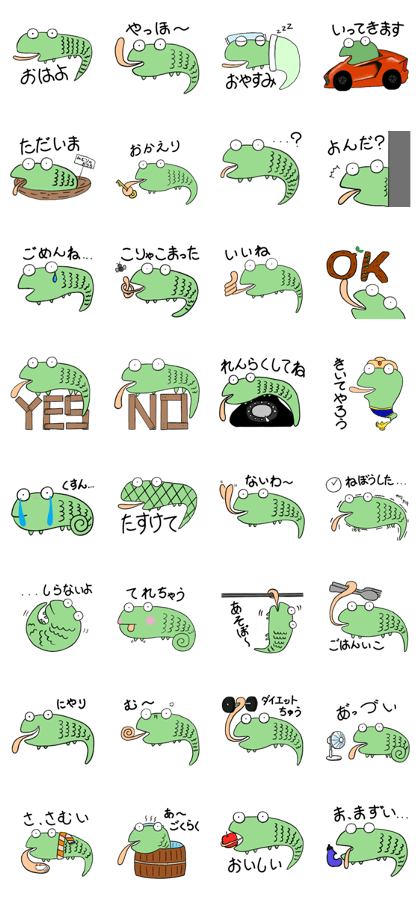 Midori-chan of chameleon