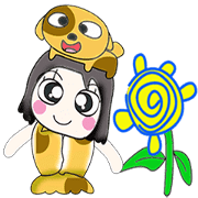 Miss. Yumiko and Dog...^^... Miss. Yumiko and Dog...^^...