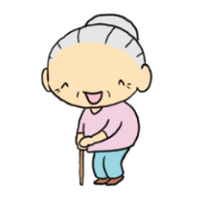 Cheerful grandmother 2