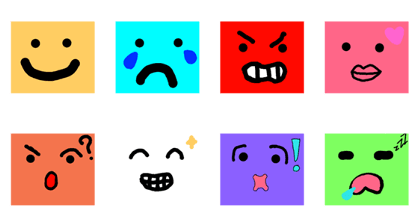 Colourful Faces Colourful Faces