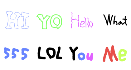 The Drawing Of Text The Drawing Of Text