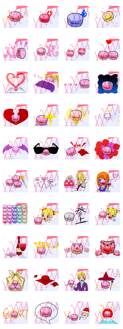 Lovely Macaron Net Tight