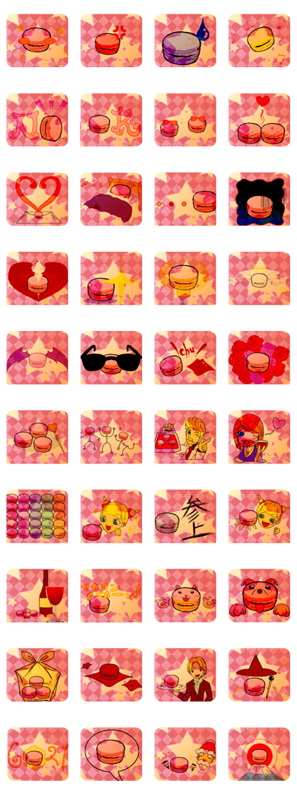 Lovely Macaron Panky Star