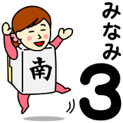 South Sticker for Minami 3