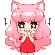 A Pink Hair Lady Yoyo Animation
