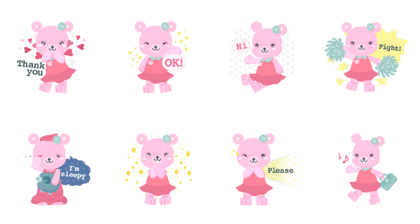 Can use everyday!Cute blue bear 'Susie'.