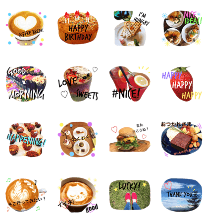 cafe stamp. cafe stamp.