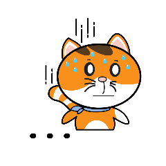 NekoDice Cat Line Sticker