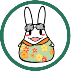 White-Rabbit tsuki-chan retro vocabulary