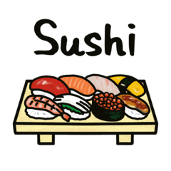 Japanese food menu