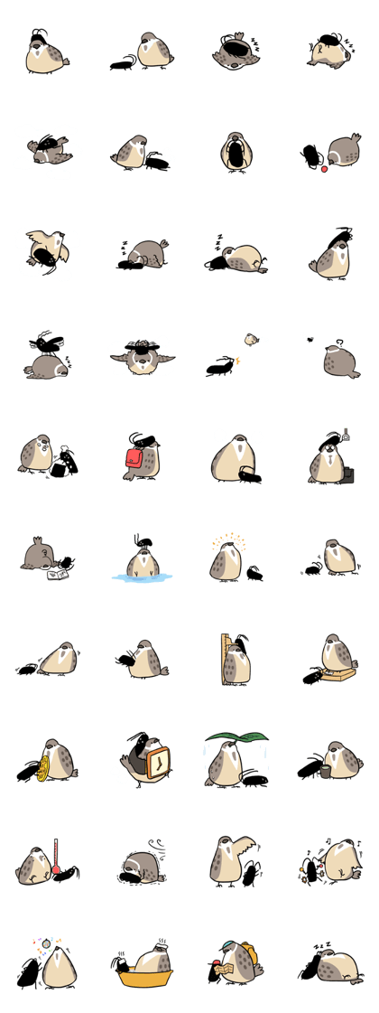 Sparrow and Roach