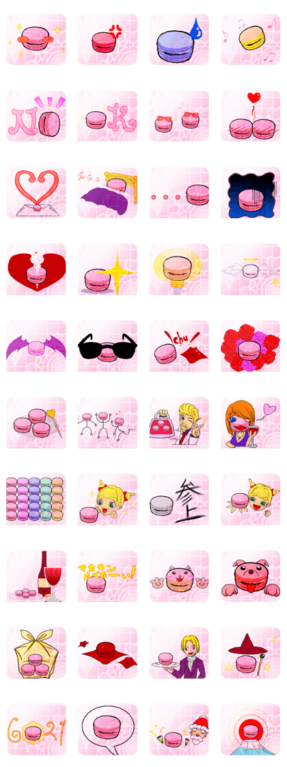 Lovely macaroon check