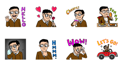 The Classy Mr. Glasses.