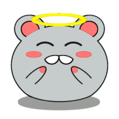 Ruru the Grey Hamster - Emotion 1