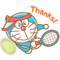 Stiker Animasi Doraemon: Olahraga