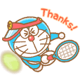 Stiker Animasi Doraemon: Olahraga