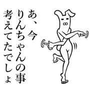 Rabbit Sticker For Rinchan