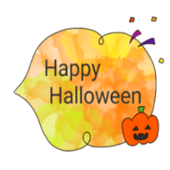 AtelierHJ Happy Halloween sticker