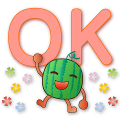 cute watermelon-practical greetings