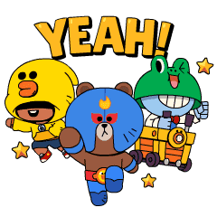 Line Stickers Brawl Stars Line Friends Free Download - brawl stars animated emojis download android
