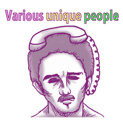 Various unique people