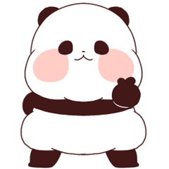 Yururin panda -Photo decoration sticker- – LINE stickers | LINE STORE
