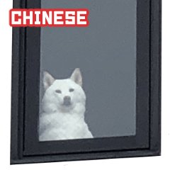 Shiba Inu Chobi Sticker (Chinese)
