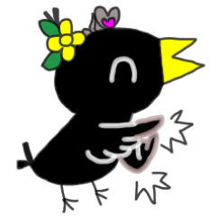 Frustrated Crow -Greeting Ver-