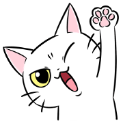 WhiteCat YUKI Sticker