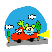 Lucky four-leaf clover and Cheekaboo Lucky four-leaf clover and Cheekaboo