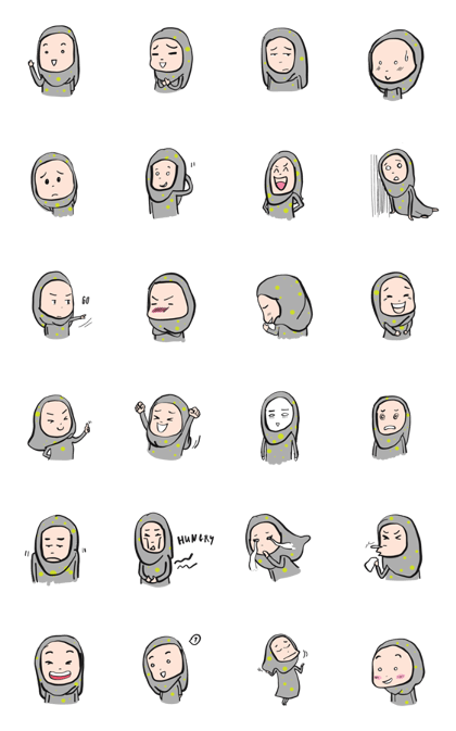 Laila, Muslim Girl with easy style Laila, Muslim Girl with easy style