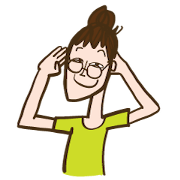 Girl with Dango hair Girl with Dango hair