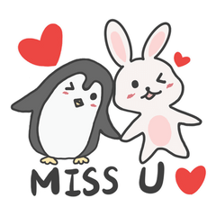 Miss Rabbit and Mr. Penguin