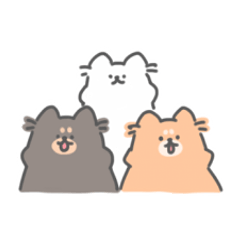 3 dogs stamps