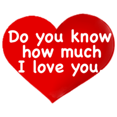 To the one I love.