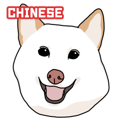Shiba Inu Chobi Sticker 2 (Chinese)