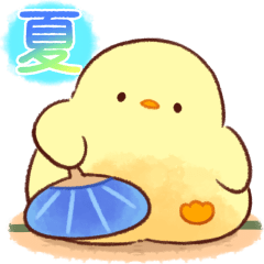 Soft and cute chick summer(animation)