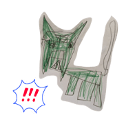 Stickers of made by 4-year-old-boy ver.2