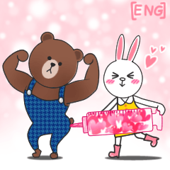 Big Brown&Sexy Cony[BROWN & FRIENDS]-ENG