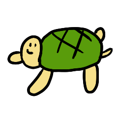Turtle Sticker of Mr. J